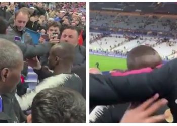 Neymar i acaruar pas humbjes, sherr me tifozin në tribunë