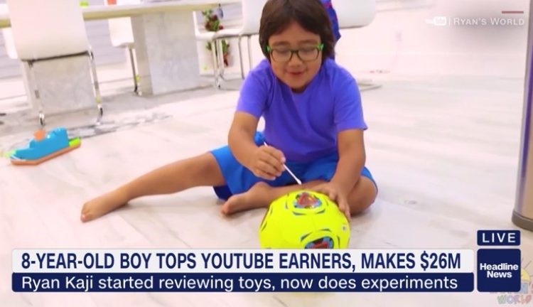 8-vjeçari që fitoi plot 26 milionë dollarë nag Youtube