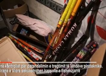 Masat e marra për fundvit/ Policia sekuestron kapsolla e fishekzjarrë
