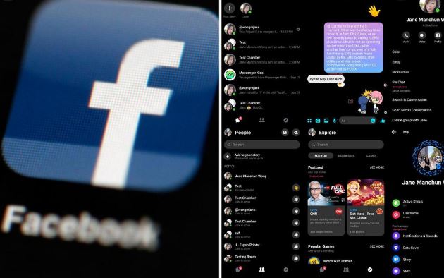 Facebook me version të ri për kompjuter
