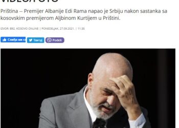 Shtypi Serb kundër Ramës/ Komentuesit: “Na pëlqen ose jo, fjalët e tij të vërteta”