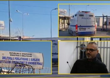 Me sirena të ndëzura, momenti kur Saimir Tahiri mbërrin në burgun e Fierit