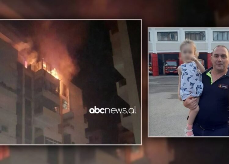 “Ky është heroi i gocave të mia”, babai gjen zjarrfikësin që i shpëtoi vajzat nga zjarri në Astir për ta falenderuar