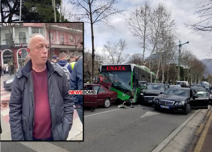 Ishte brenda në urban kur ndodhi aksidenti, qytetari: Shoferit i ra tensioni, iu përplas koka në timon