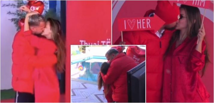 Dashuria në “ajër”, Luizi dhe Kiara nisin ditën me puthje dhe përqafime për Shën Valentin