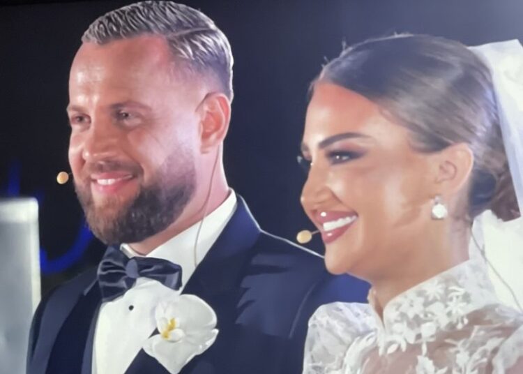 Luizi dhe Kiara kurorëzojnë lidhjen e tyre “live”, çifti i Big Brother Vip Albania i thonë “po” njëri-tjetrit para kryebashkiakut Veliaj. Zyrtarisht burrë e grua!