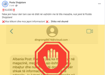 “Kërkojnë të vjedhin të dhëna”, Posta Shqiptare dhe AKCESK: Qytetarët të bëjnë kujdes